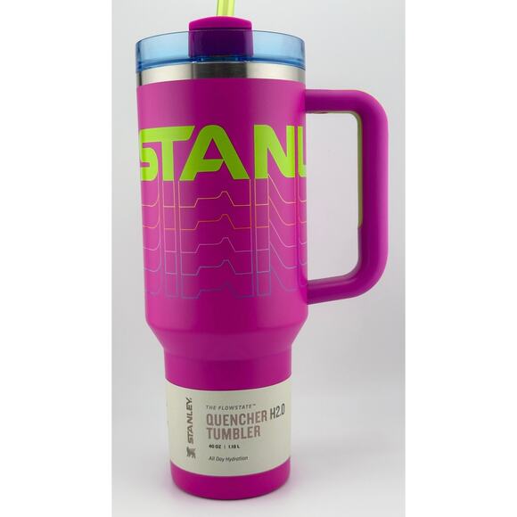 Stanley 40 oz. Quencher H2.0 FlowState Tumbler, VIVID VIOLET REVERB - Picture 1 of 4